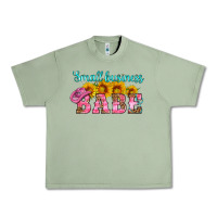 Oil Green small business babe Urban Heavy Tee - HRA Design Shop