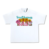 White small business babe Urban Heavy Tee - HRA Design Shop