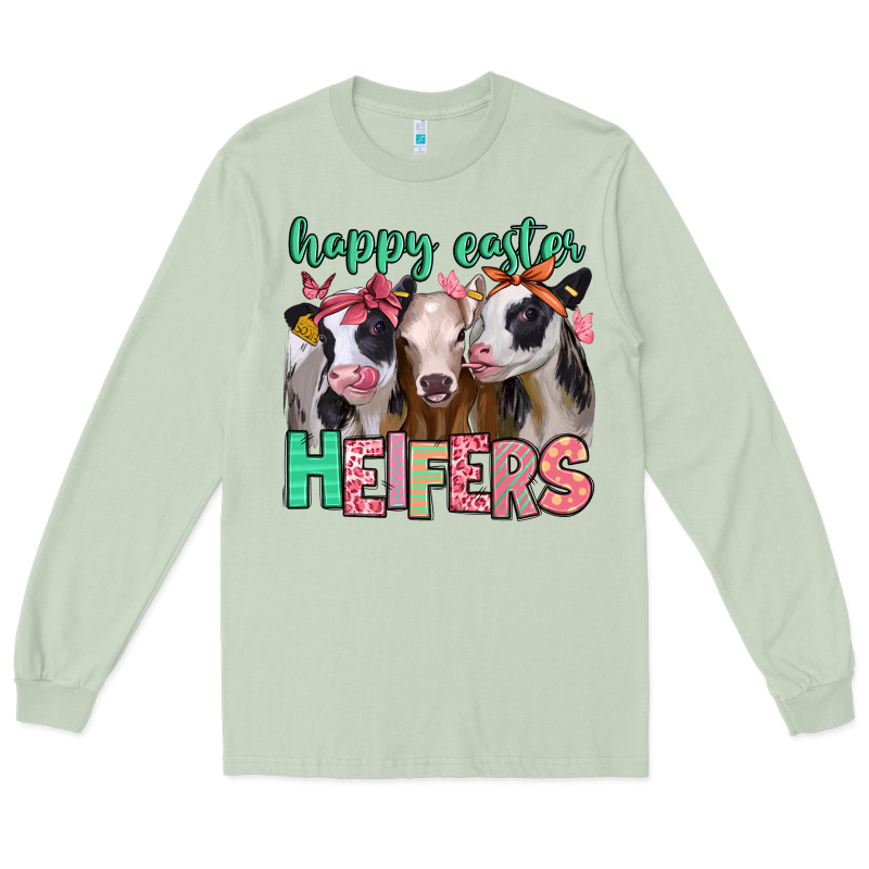 Happy Easter Heifers Long Sleeve Tee by Jasminsmagicworld | Teevron