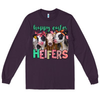 Plum happy easter heifers Long Sleeve Tee - Jasminsmagicworld