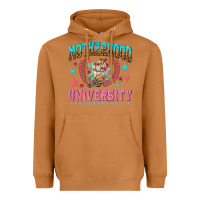 Meerkat motherhood university with coffee Heavyweight Hoodie - NancyCooperArtShop