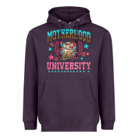 Motherhood University With Coffee Heavyweight Hoodie | Teevron