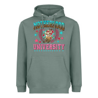 Sage motherhood university with coffee Heavyweight Hoodie - NancyCooperArtShop