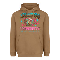Toasted Coconut motherhood university with coffee Heavyweight Hoodie - NancyCooperArtShop