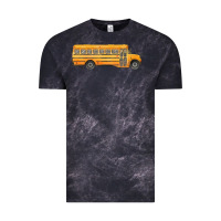 Cloud Black school bus Vintage Tee - FaDigitalArtStudio
