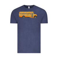 Vintage Denim school bus Vintage Tee - FaDigitalArtStudio