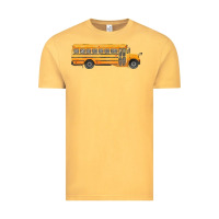 Vintage Mustard school bus Vintage Tee - FaDigitalArtStudio