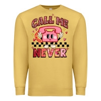 Antique Gold call me never Premium Sweatshirt - MaliasSmallBusiness