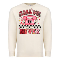 Sandshell call me never Premium Sweatshirt - MaliasSmallBusiness