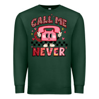 Sports Green call me never Premium Sweatshirt - MaliasSmallBusiness