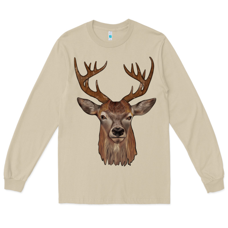 Deer Long Sleeve Tee by JahusDesignShop | Teevron