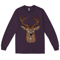 Plum deer Long Sleeve Tee - JahusDesignShop