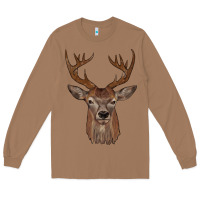 Toasted Coconut deer Long Sleeve Tee - JahusDesignShop