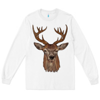 White deer Long Sleeve Tee - JahusDesignShop