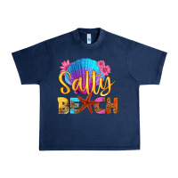 Navy salty beach Urban Heavy Tee - HRA Design Shop