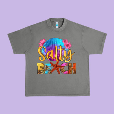 Salty Beach Urban Heavy Tee Designed By Hra Design Shop
