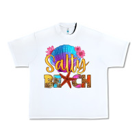 White salty beach Urban Heavy Tee - HRA Design Shop