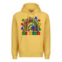 Antique Gold autism awareness rainbow Premium Hoodie - Artiststas