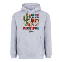 Heather Grey rockin around the christmas tree Heavyweight Hoodie - MaliasSmallBusiness