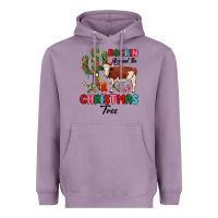 Lavender rockin around the christmas tree Heavyweight Hoodie - MaliasSmallBusiness