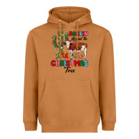 Meerkat rockin around the christmas tree Heavyweight Hoodie - MaliasSmallBusiness