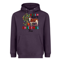 Plum rockin around the christmas tree Heavyweight Hoodie - MaliasSmallBusiness