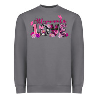 Storm all you need is love valentine's day Heavyweight Sweatshirt - FaDigitalArtStudio