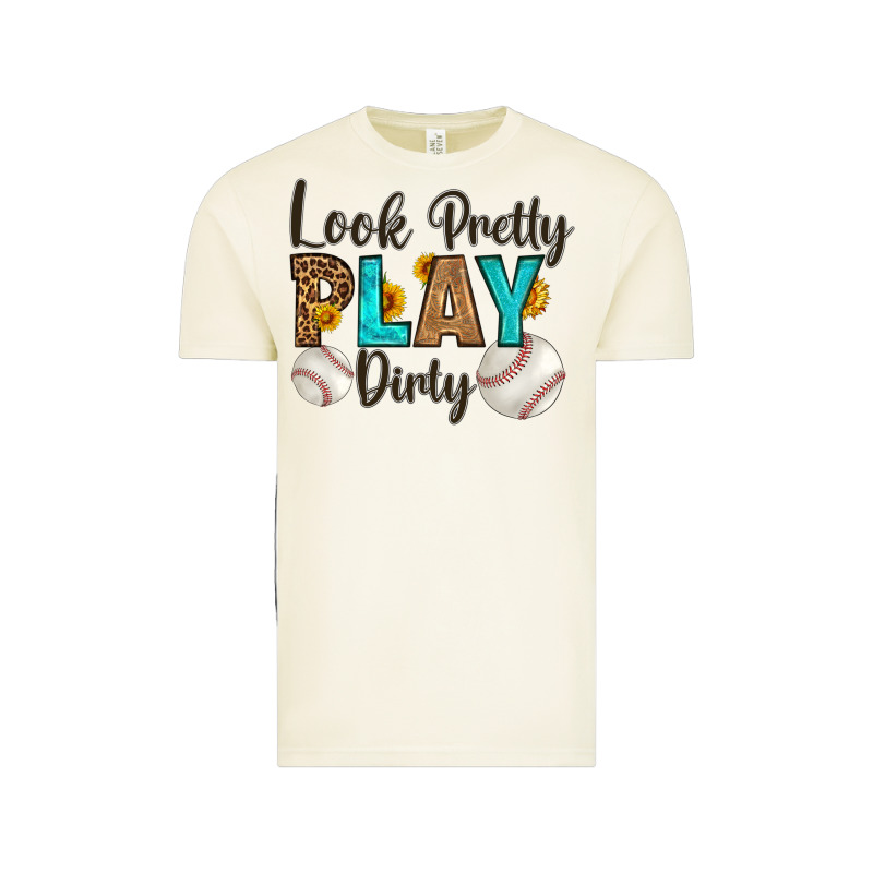 Look Pretty  Play Dirty Vintage Tee by HRA Design Shop | Teevron