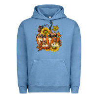 Pigment Pebble Blue Wild About Fall Urban Hoodie - texasbilliewilder