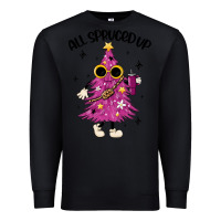 Black all spruced up Premium Sweatshirt - MaliasSmallBusiness
