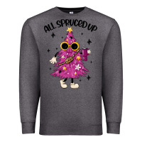 Charcoal Heather all spruced up Premium Sweatshirt - MaliasSmallBusiness