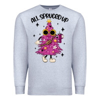 Heather Grey all spruced up Premium Sweatshirt - MaliasSmallBusiness