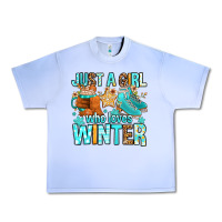 Grape Ice just a girl who loves winter Urban Heavy Tee - FaDigitalArtStudio