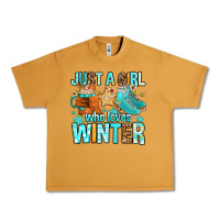 Just A Girl Who Loves Winter Urban Heavy Tee | Teevron