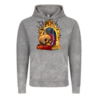 Halloween Skull Candles And Roses Vintage Hoodie | Teevron