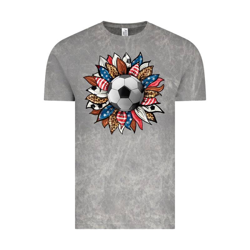 Football Sunflower Vintage Tee by HRA Design Shop | Teevron