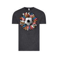 Vintage Black football sunflower Vintage Tee - HRA Design Shop