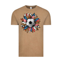 Vintage Coffee football sunflower Vintage Tee - HRA Design Shop