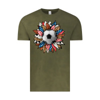 Vintage Olive football sunflower Vintage Tee - HRA Design Shop