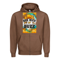 Chestnut bee nice or buzz off Zipper Hoodie - LillyAllenDesigns