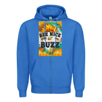 True Royal bee nice or buzz off Zipper Hoodie - LillyAllenDesigns