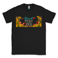 Black blessed teacher libbey glass Classic Tee - BundleAndBundleShop