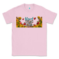 Bubblegum Pink blessed teacher libbey glass Classic Tee - BundleAndBundleShop