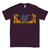 Plum blessed teacher libbey glass Classic Tee - BundleAndBundleShop
