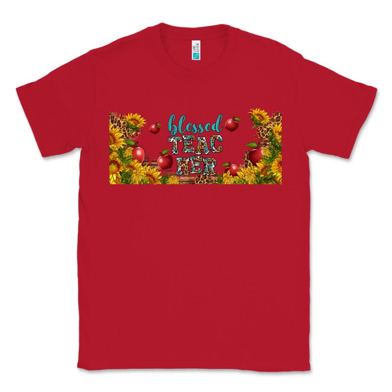 Blessed Teacher Libbey Glass Classic Tee by BundleAndBundleShop | Teevron