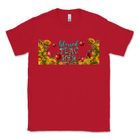 Red blessed teacher libbey glass Classic Tee - BundleAndBundleShop