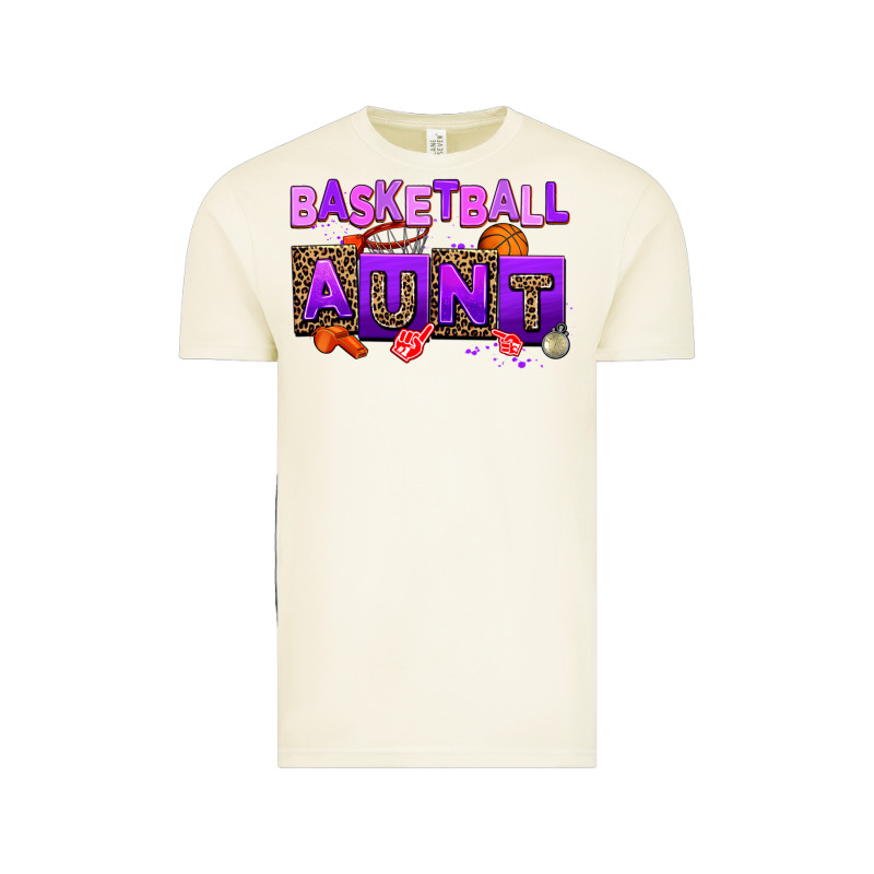 Basketball Aunt Vintage Tee by AdoDesignShop | Teevron