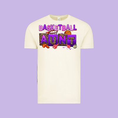 Basketball Aunt Vintage Tee Designed By Adodesignshop