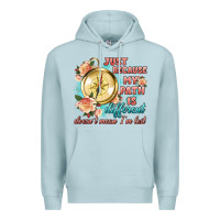 Blue Mist just because my path is different Premium Hoodie - Artiststas