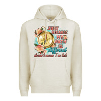 Oatmeal Heather just because my path is different Premium Hoodie - Artiststas